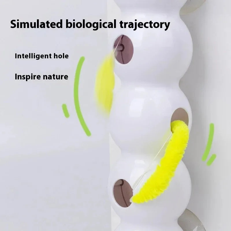 Interactive Caterpillar Cat Toy 🐛🐾